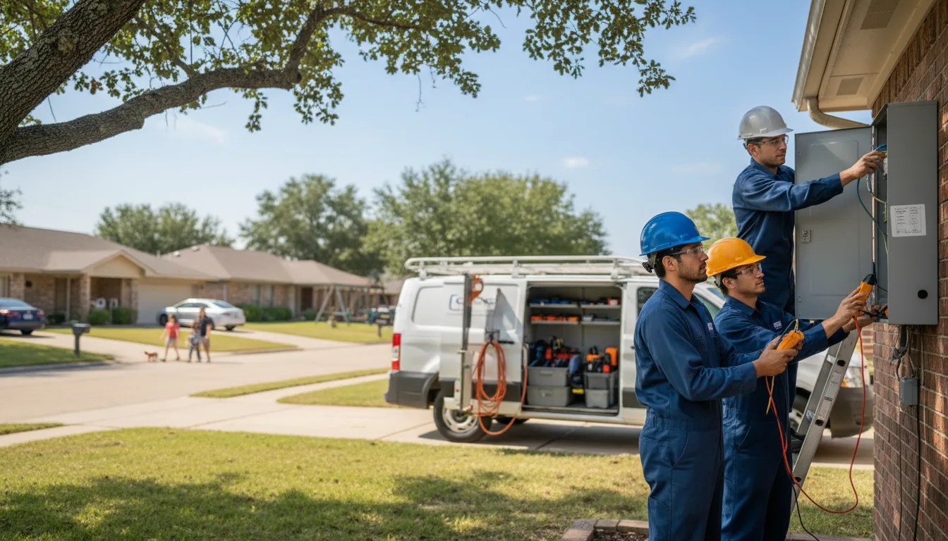 Certified electrician providing emergency electrical services in Center Cross, VA